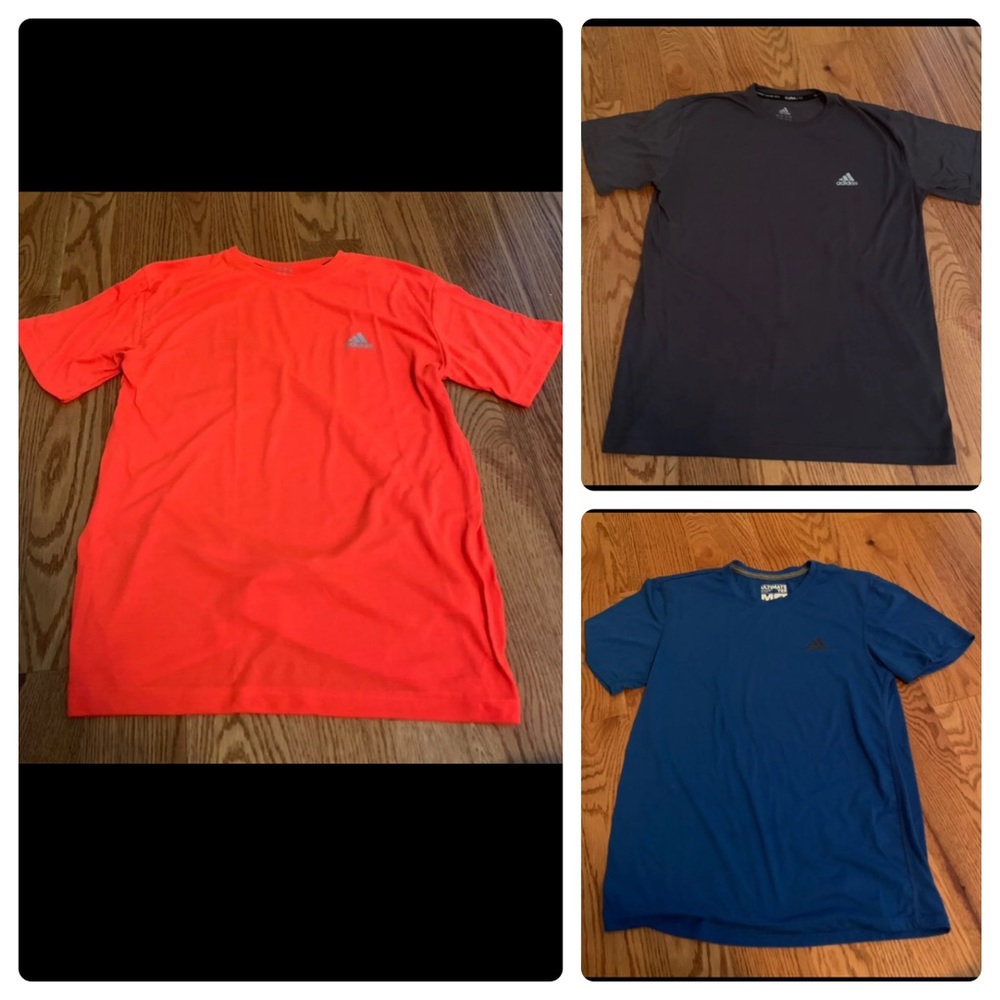 3 Adidas shirts
